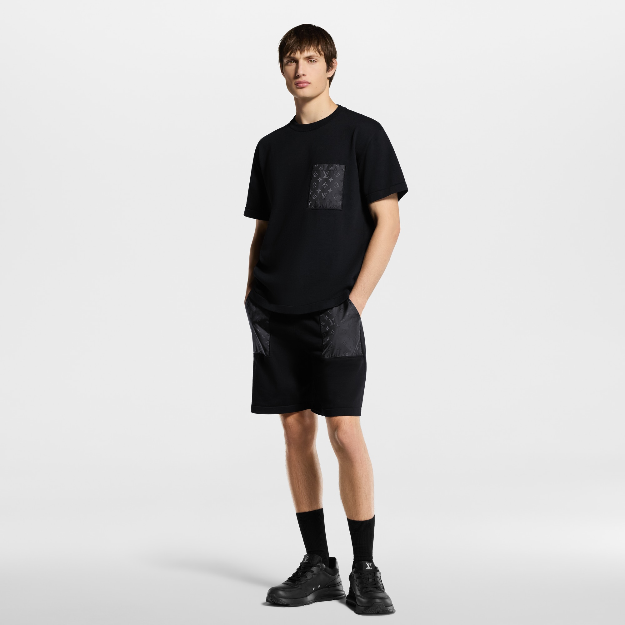T-Shirt With Technical Signature Details - New - For Men | LOUIS